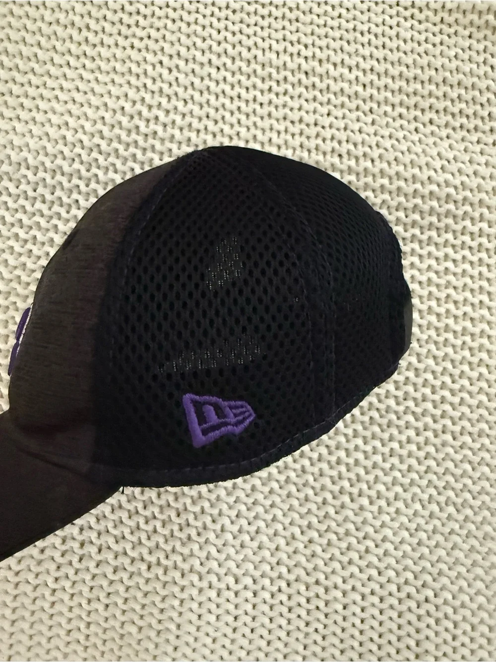 New Era Toddler Black Baseball Cap (Inner Label View)‎